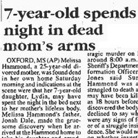 The Oxford Eagle covers the death of young mother Missy Hammond