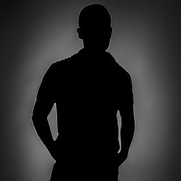 silhouette of an anonymous male figure