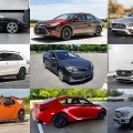 Collage of different vehicle makes and models