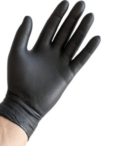 black nitrile gloves
